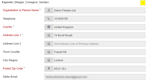Exporter Details