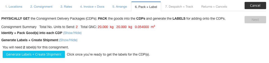 generate-label-view-shipment