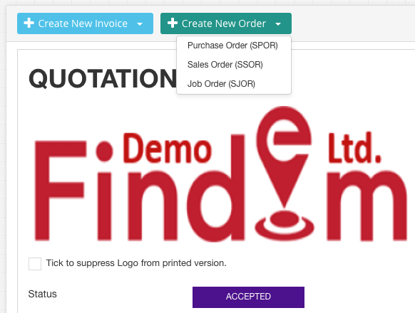 quoatation-document-create-order