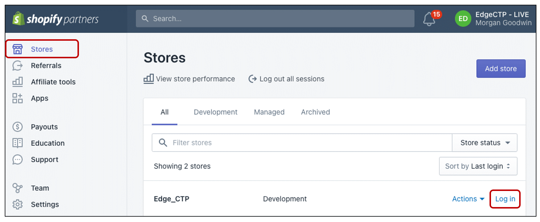 EdgeCTP Shopify Store