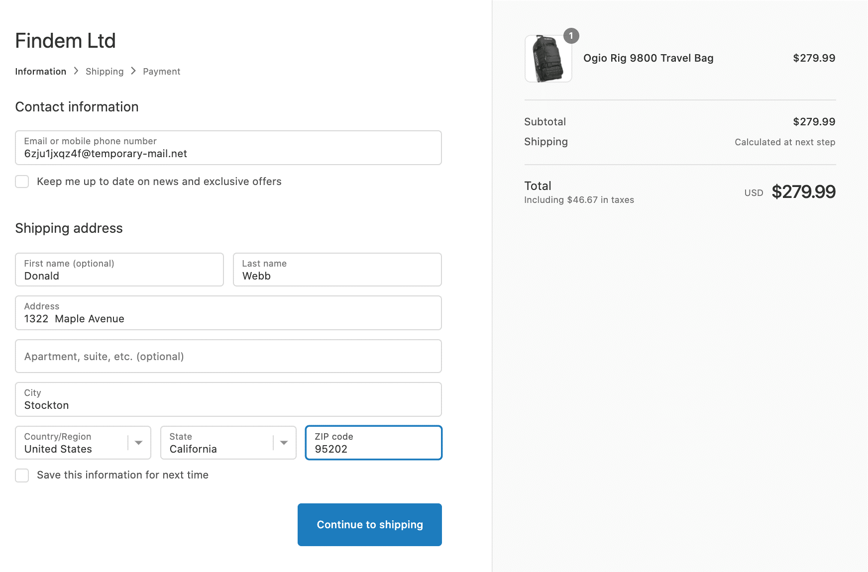 Details Fill-up Form